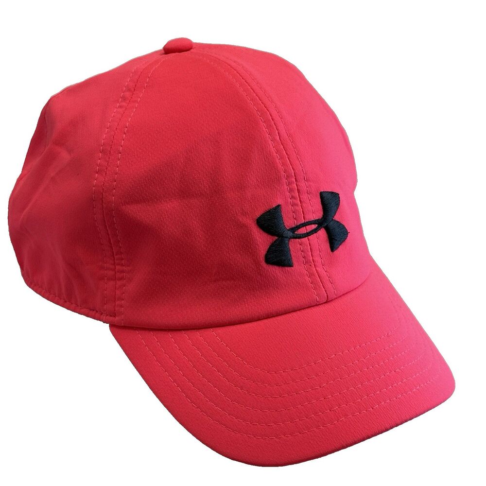 Under Armour Ball Cap Hat Hot Pink Neon Buckle Strap Women's OSFA Active Running